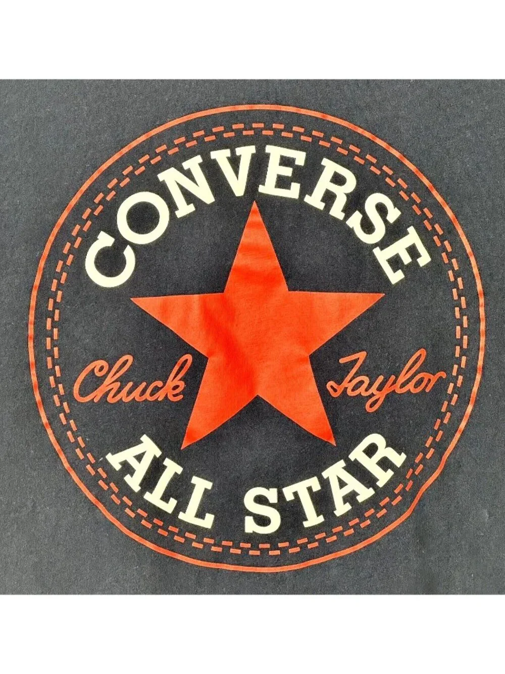 Converse All Star Chuck Taylor Boys Graphic T Shirt Short Sleeve Cotton M 10-12
